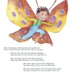 'Når jeg bliver stor vil jeg være sommerfugl' - børnerim-plakat PLAKAT   A3